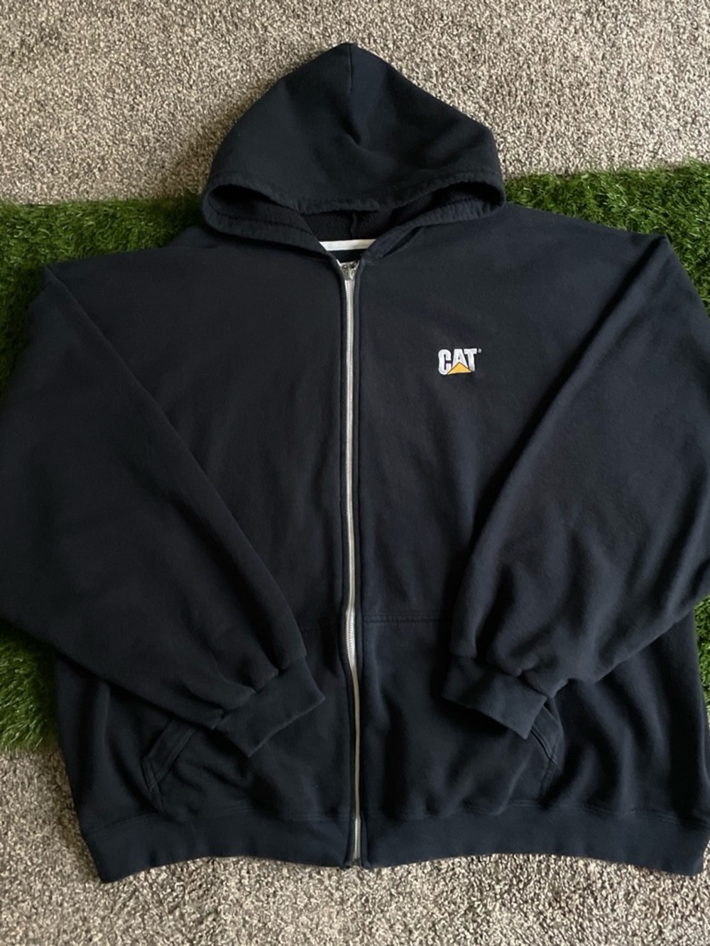 Black Anvil Caterpillar zip up hoodie